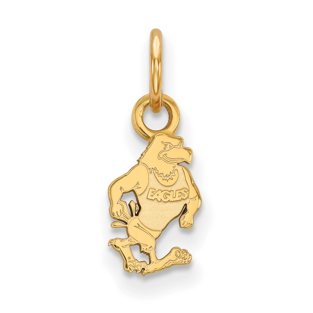 Vergoldet Sterlingsilber Logoart Georgia Southern University Adler Extra Klein Anhänger