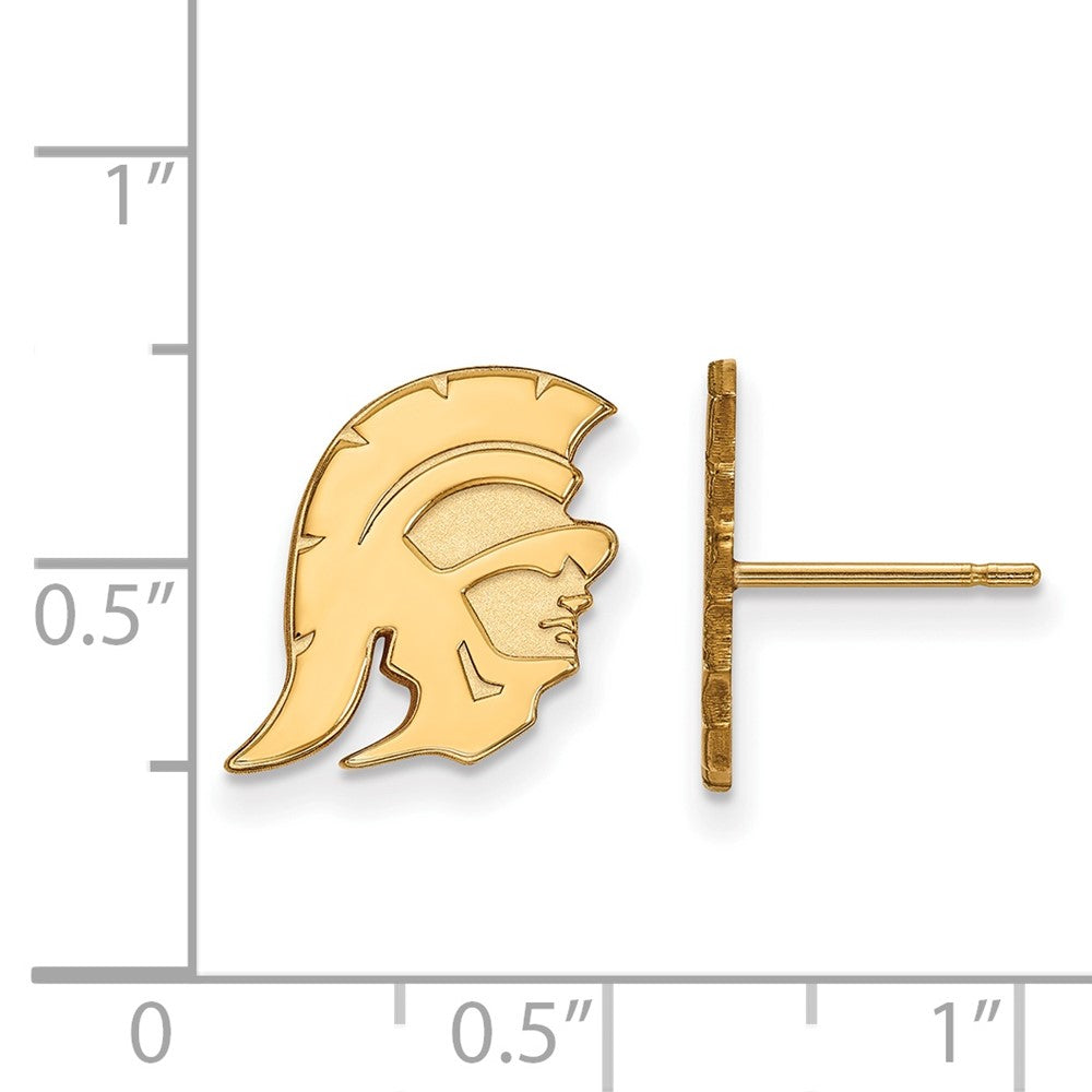 10K Gelbgold University Of Southern California Trojan Klein Ohrstecker