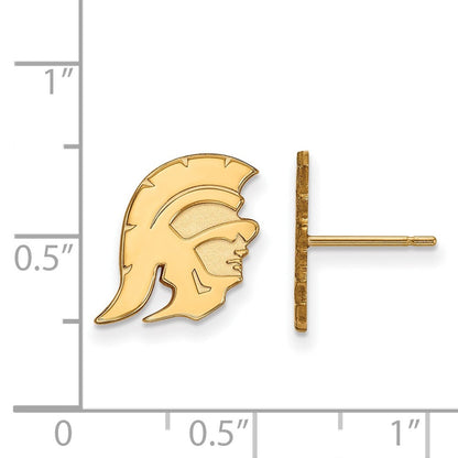 10K Gelbgold University Of Southern California Trojan Klein Ohrstecker