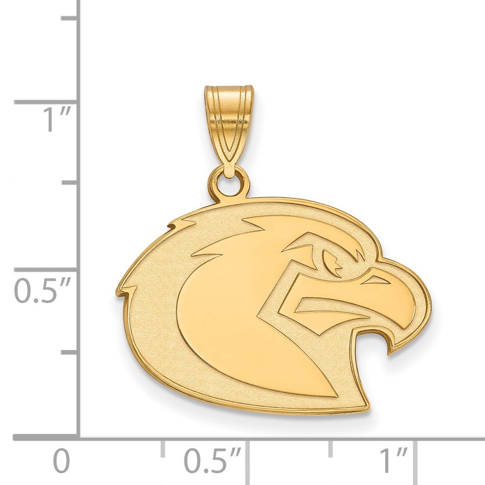 Vergoldet Sterlingsilber Logoart Marquette University Adler Groß Anhänger