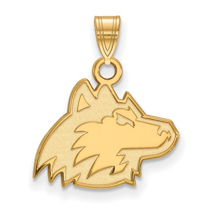 10K Gelbgold Logoart Northern Illinois University Huskie Klein Anhänger