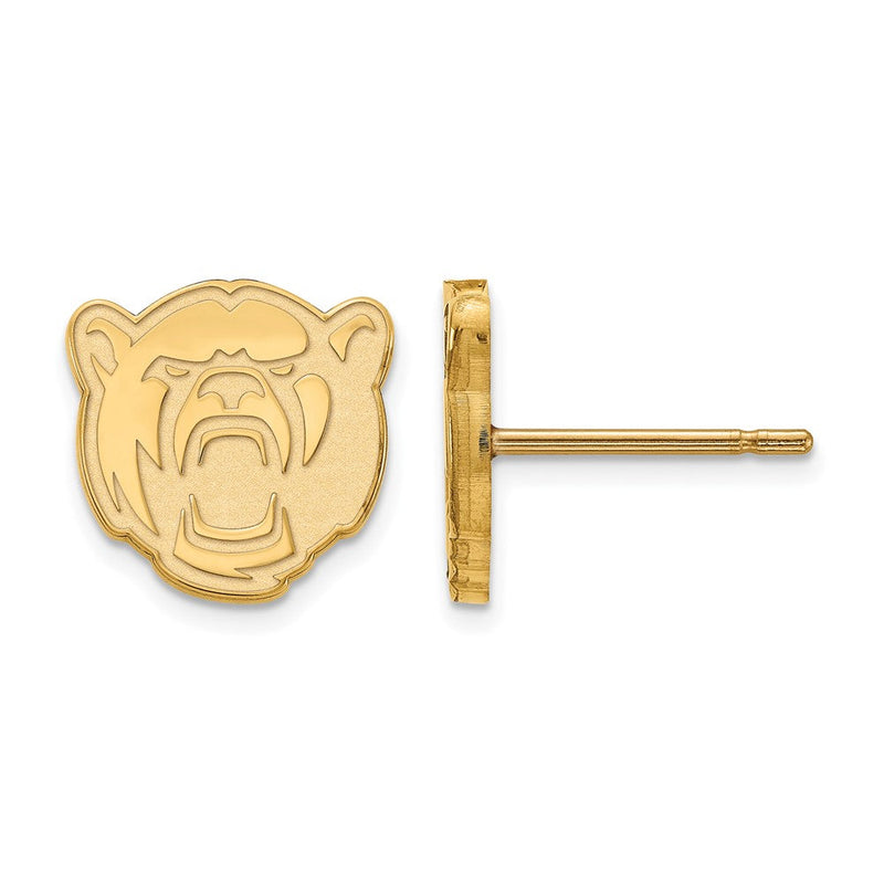 10K Gelbgold Logoart Baylor University Extra Klein Ohrstecker