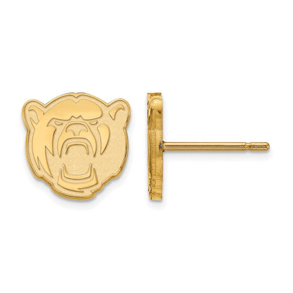 Vergoldet Sterlingsilber Logoart Baylor University Extra Klein Ohrstecker