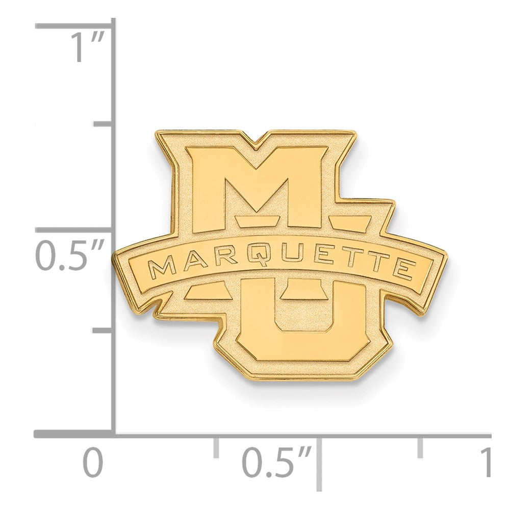 14K Gelbgold Gold Logoart Marquette University Anstecknadel