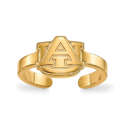 Vergoldet Sterlingsilber Logoart Auburn University Zehenring