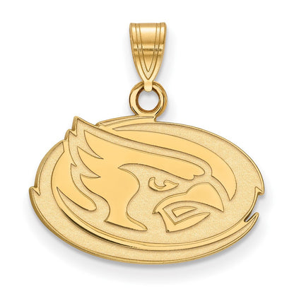 14K Gelbgold Logoart Iowa State University Cardinal Klein Anhänger