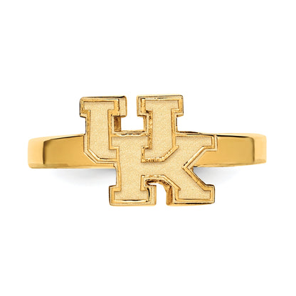 Vergoldet Sterlingsilber Logoart University Of Kentucky U K Zehenring