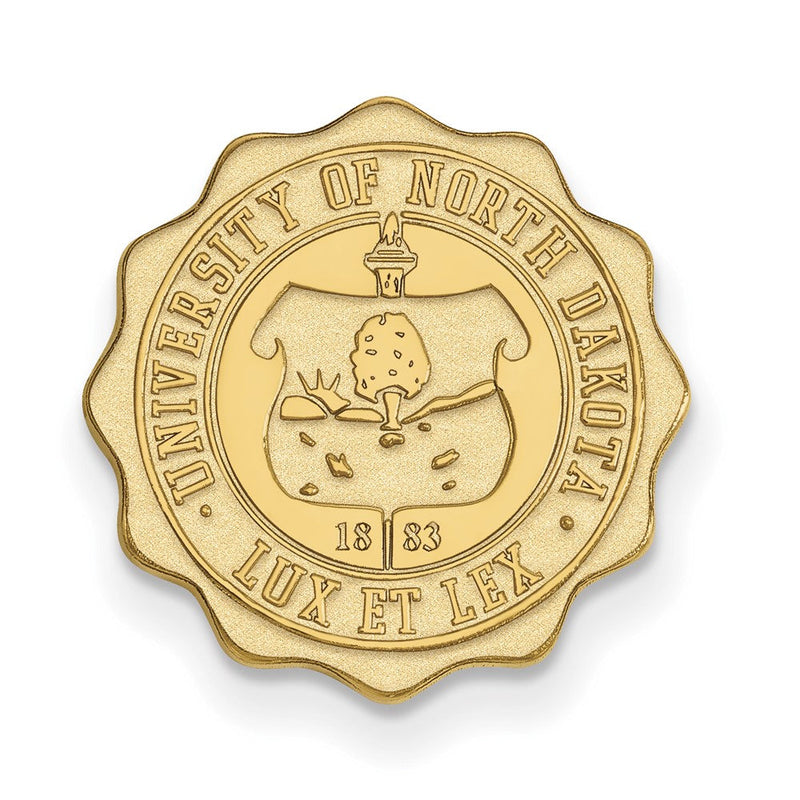 14K Gelbgold Gold Logoart University Of North Dakota Wappen Anstecknadel