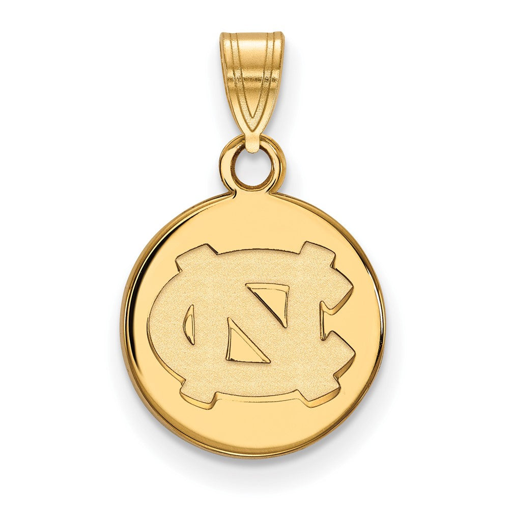 Vergoldet Sterlingsilber Logoart University Of North Carolina N C Klein Plättchen Anhänger