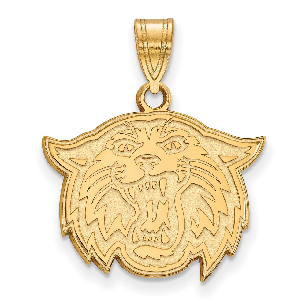 Vergoldet Sterlingsilber Logoart Villanova University Wildkatze Mittel Anhänger