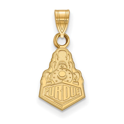10K Gelbgold Logoart Purdue University Boilermakers Zug Logo Klein Anhänger