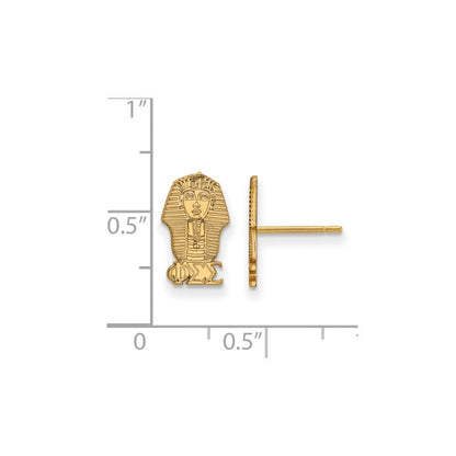 Vergoldet Sterlingsilber Logoart Phi Sigma Sorority Symbol Extra Klein Ohrstecker
