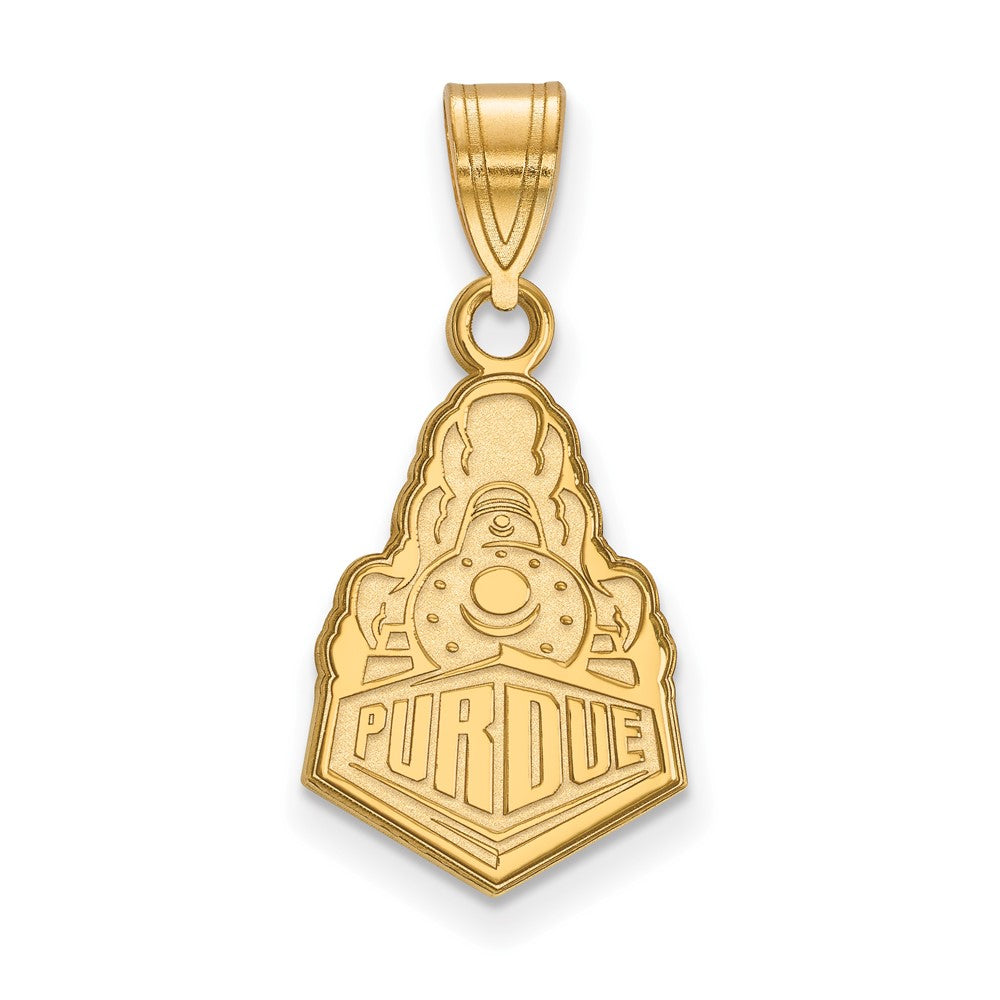 Vergoldet Sterlingsilber Logoart Purdue University Boilermakers Zug Logo Mittel Anhänger