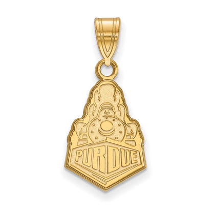 Vergoldet Sterlingsilber Logoart Purdue University Boilermakers Zug Logo Mittel Anhänger