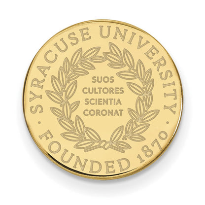 14K Gelbgold Gold Logoart Syracuse University Wappen Anstecknadel