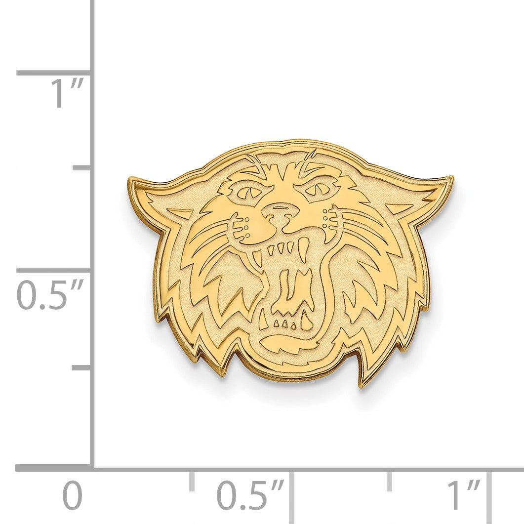 14K Gelbgold Gold Logoart Villanova University Wildkatze Anstecknadel