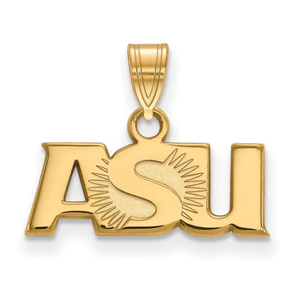 Vergoldet Sterlingsilber Logoart Arizona State University A S U Klein Anhänger