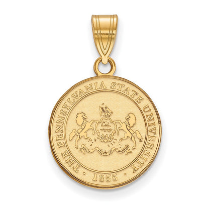 Vergoldet Sterlingsilber Logoart Penn State University Mittel Wappen Anhänger