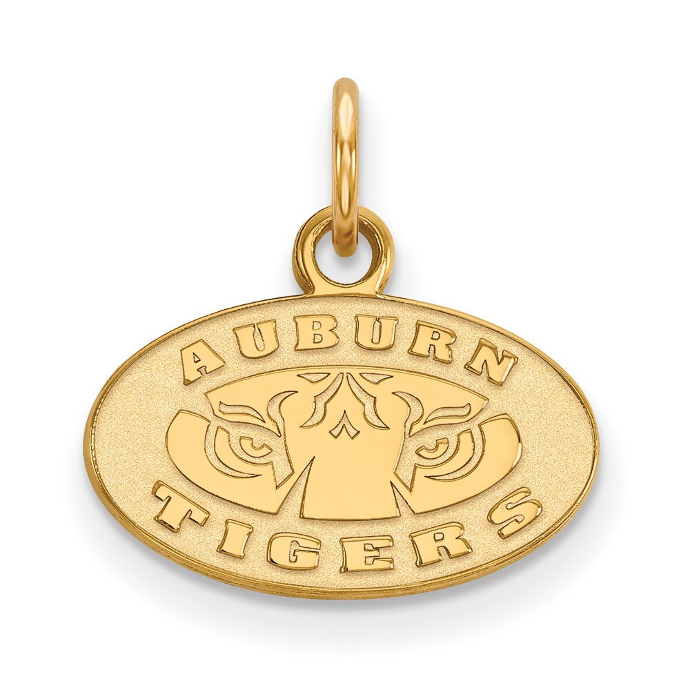 Vergoldet Sterlingsilber Logoart Auburn Tigers Extra Klein Anhänger
