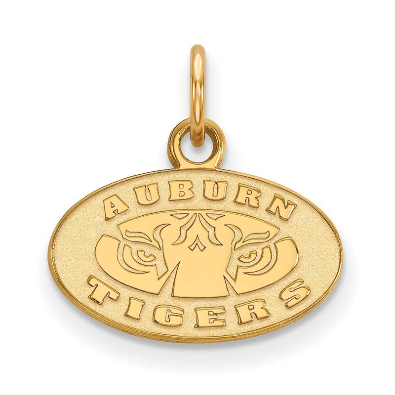 Vergoldet Sterlingsilber Logoart Auburn Tigers Extra Klein Anhänger