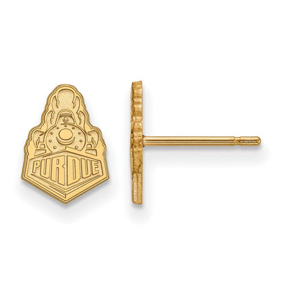 Vergoldet Sterlingsilber Logoart Purdue University Boilermakers Zug Logo Extra Klein Ohrstecker