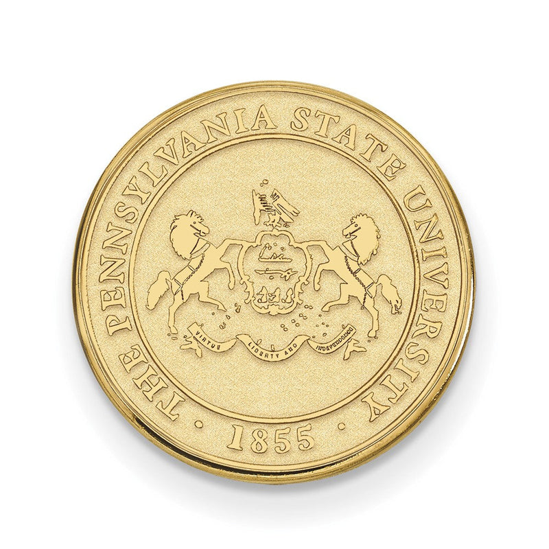 14K Gelbgold Gold Logoart Penn State University Wappen Anstecknadel