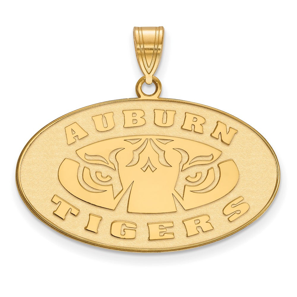 14K Gelbgold Logoart Auburn Tigers Groß Anhänger