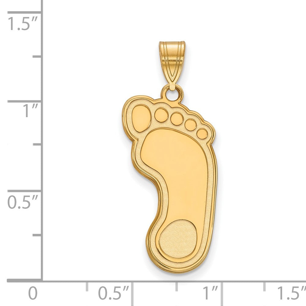 10K Gelbgold Logoart University Of North Carolina Tar Heel Extra Groß Anhänger