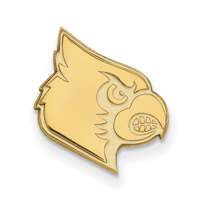 14K Gelbgold Gold Logoart University Of Louisville Cardinal Anstecknadel