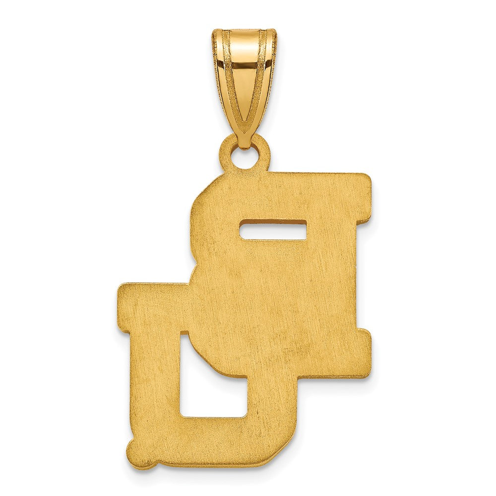 Vergoldet Sterlingsilber Logoart Baylor University Bears Groß Emailliert Anhänger