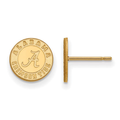 Vergoldet Sterlingsilber Logoart University Of Alabama Crimson Tide Extra Klein Ohrstecker