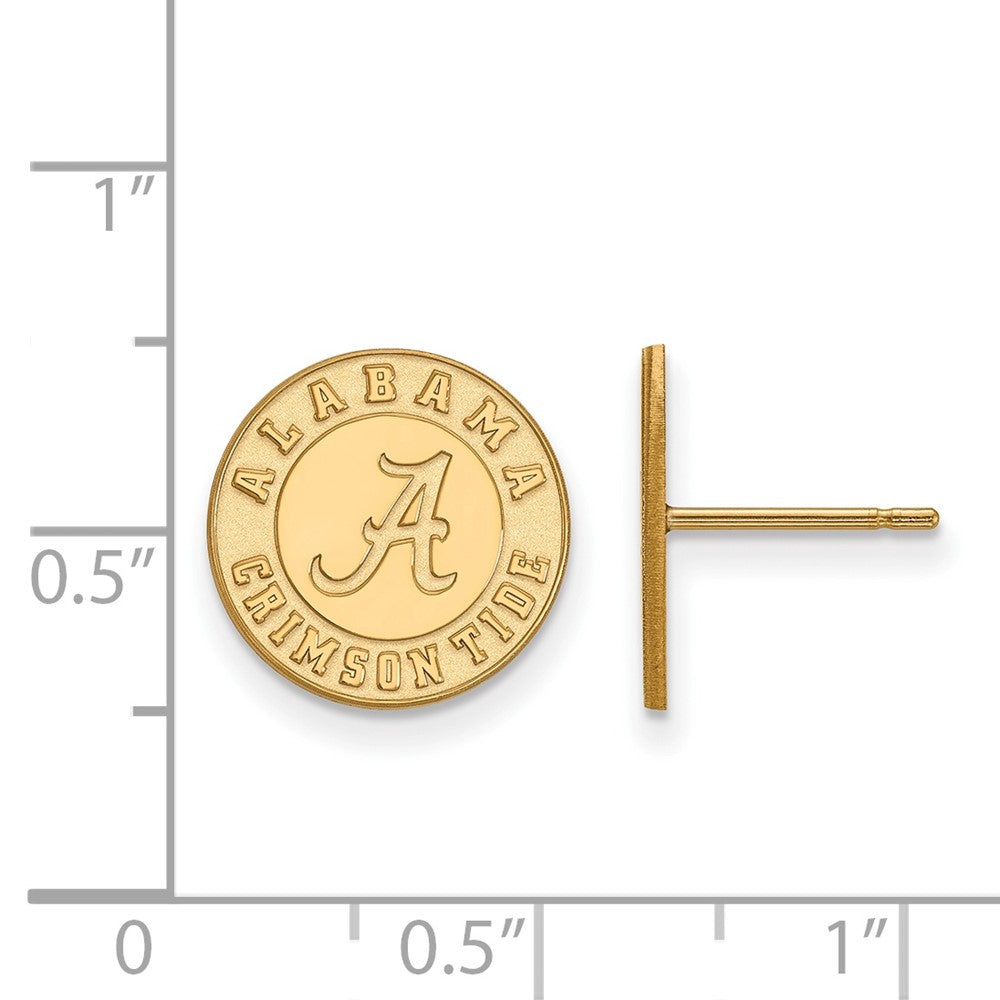 Vergoldet Sterlingsilber Logoart University Of Alabama Crimson Tide Klein Ohrstecker