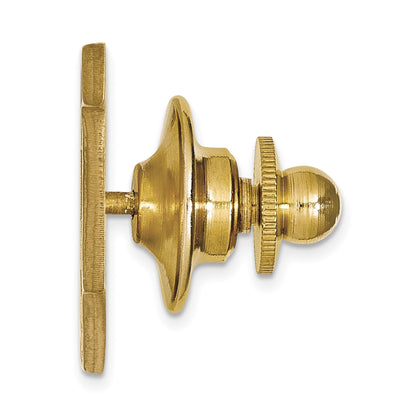14K Gelbgold Gold Logoart University Of Illinois Victory Abzeichen Anstecknadel