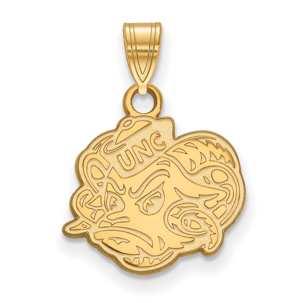 10K Gelbgold Logoart University Of North Carolina Ram Klein Anhänger