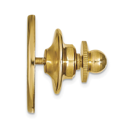 14K Gelbgold Gold Logoart University Of Kansas Jayhawk Anstecknadel