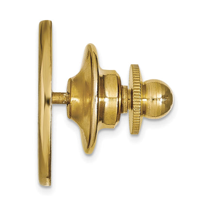 14K Gelbgold Gold Logoart University Of Kansas Jayhawk Anstecknadel