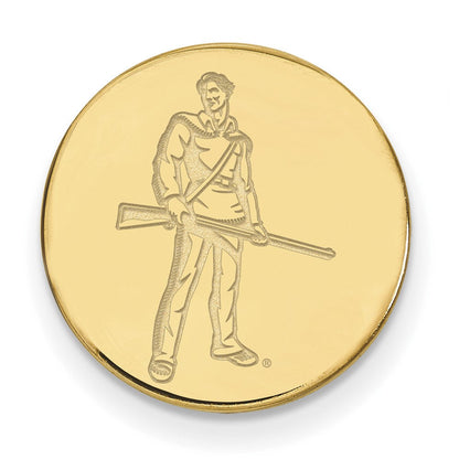 14K Gelbgold Gold Logoart West Virginia University Mountaineer Anstecknadel