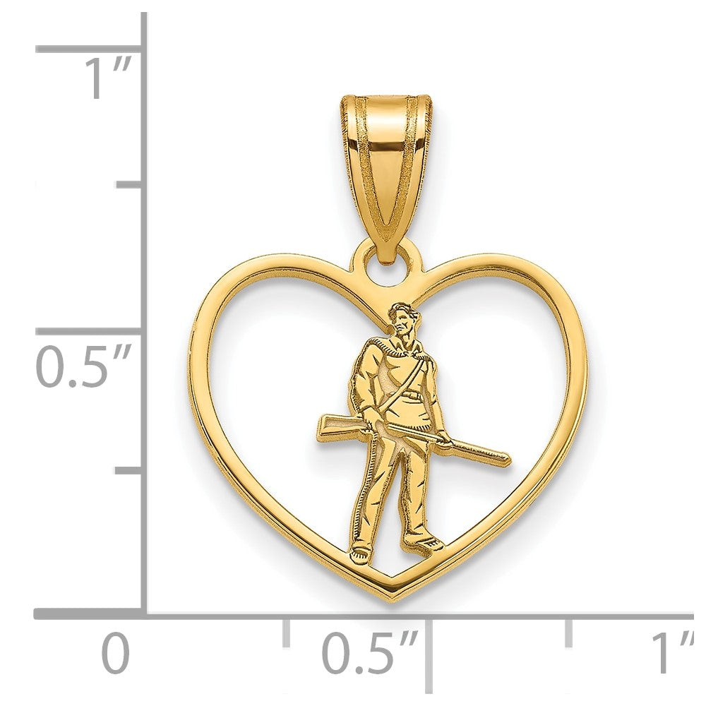 Vergoldet Sterlingsilber Logoart West Virginia University Mountaineer Herz Anhänger