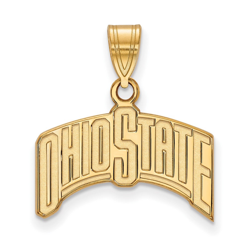 14K Gelbgold Logoart The Ohio State University Groß Anhänger