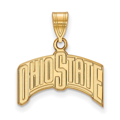 14K Gelbgold Logoart The Ohio State University Groß Anhänger
