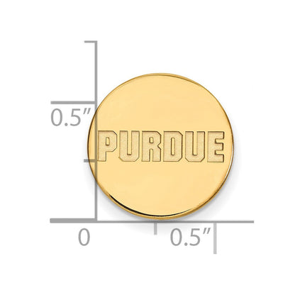 14K Gelbgold Gold Logoart Purdue University Block Type Anstecknadel
