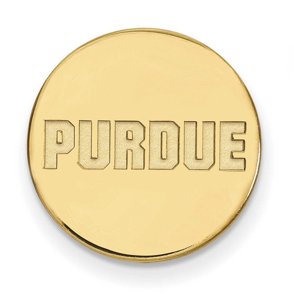 14K Gelbgold Gold Logoart Purdue University Block Type Anstecknadel