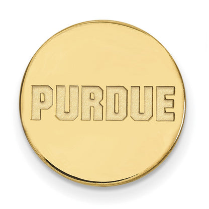 14K Gelbgold Gold Logoart Purdue University Block Type Anstecknadel