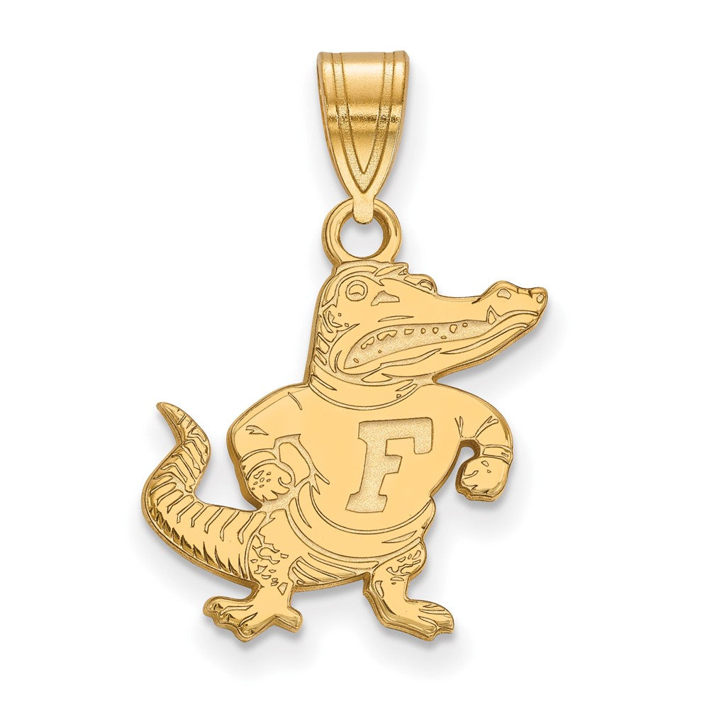 Vergoldet Sterlingsilber Logoart University Of Florida Gator Mittel Anhänger