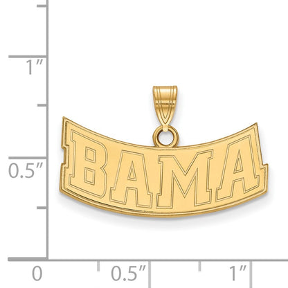 Vergoldet Sterlingsilber Logoart University Of Alabama Mittel Anhänger