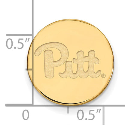 14K Gelbgold Gold Logoart University Of Pittsburgh Anstecknadel