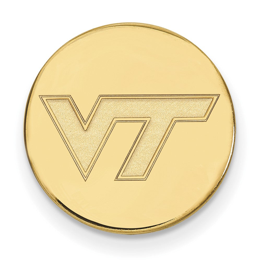 14K Gelbgold Gold Logoart Virginia Tech V-t Anstecknadel