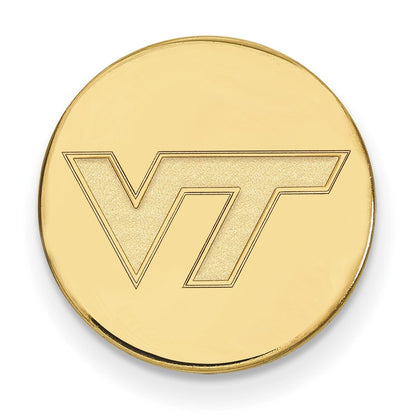 14K Gelbgold Gold Logoart Virginia Tech V-t Anstecknadel