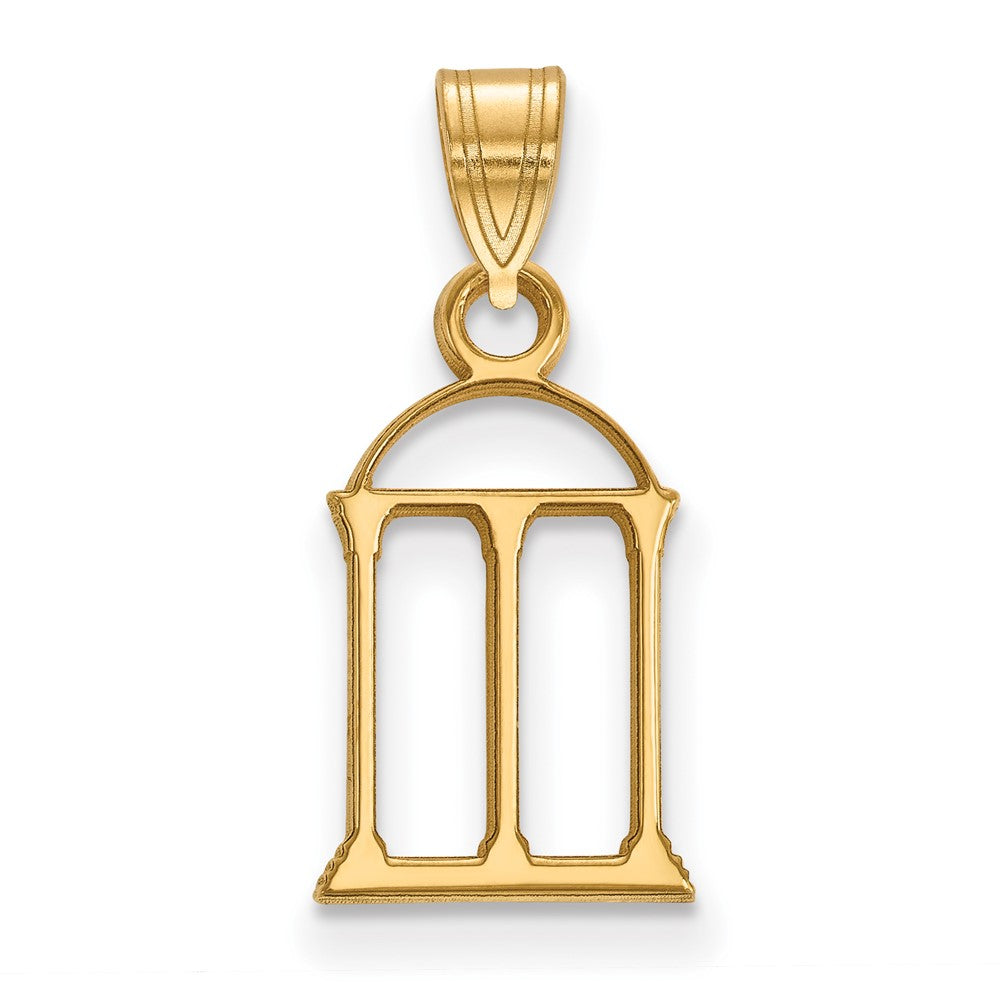 Vergoldet Sterlingsilber Logoart University Of Georgia Arch Klein Anhänger