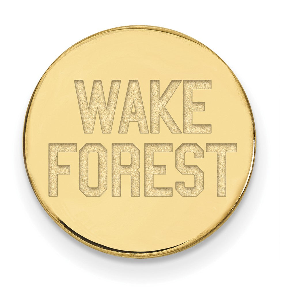 14K Gelbgold Gold Logoart Wake Forest University W-f Deacon Anstecknadel